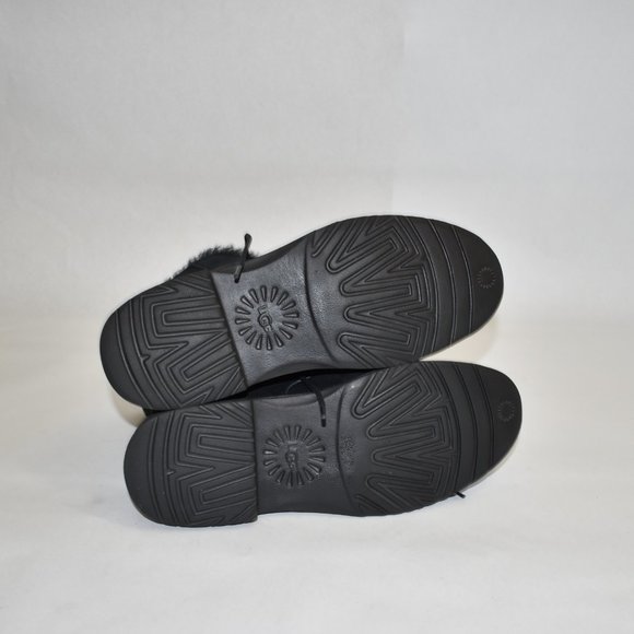 Ugg Quincy Boot Black Suede Size 8.5 1012359 - Picture 12 of 13